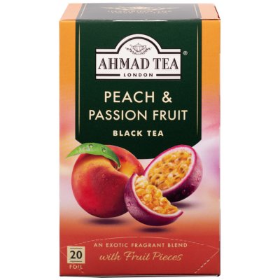 Ahmad Tea Peach & Passion Fruit 20 sáčků – Hledejceny.cz