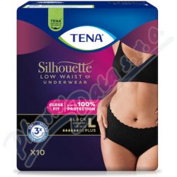 Tena Silhouette Plus Black L 10 ks 780221