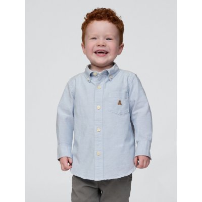 GAP Baby košile oxford modrá – Zboží Dáma