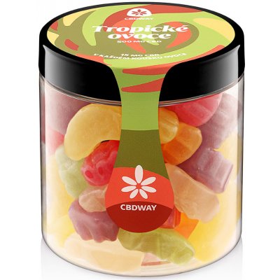 CBD WAY Tropická směs 500 mg 200 g – Hledejceny.cz