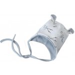 Baby Service Kojenecká podšitá zavazovací čepička s oušky Plameňáci – Zbozi.Blesk.cz