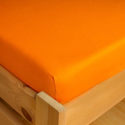 David jersey prostěradlo oranžové 90x200 – Zboží Mobilmania