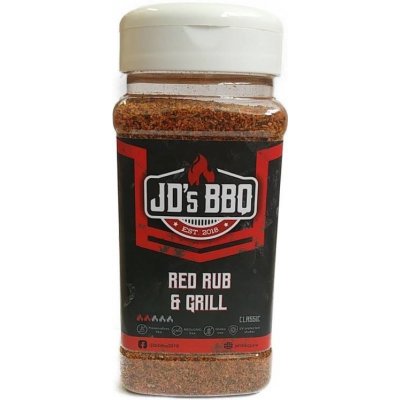 JD´s BBQ BBQ koření Red rub & grill 300 g