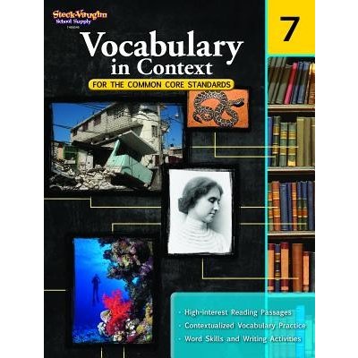 Vocabulary in Context for the Common Core Standards: Reproducible Grade 7 Houghton Mifflin HarcourtPaperback – Hledejceny.cz