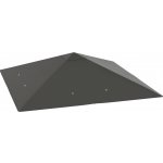 Střecha pro altán Outsunny 84C-541V00GY 298x298 cm, šedá – Zboží Dáma