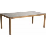Stern Jídelní stůl, obdélníkový 200x100x74 cm, rám teak, deska keramický kompozit dekton lava anthracite – Hledejceny.cz
