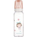 Canpol Babies skleněná láhev s potiskem růžová 240 ml – Zboží Dáma