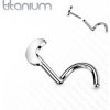 Piercing Šperky4U Push In piercing do nosu titan TIT1182