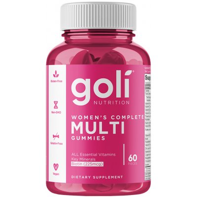 Goli Nutrition Kompletní multivitamin pro ženy 60 želé bonbonů – Hledejceny.cz