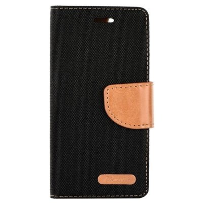 Canvas Book Huawei Y5 II / Y6 II compact black - pouzdro na mobilní telefon – Zboží Živě
