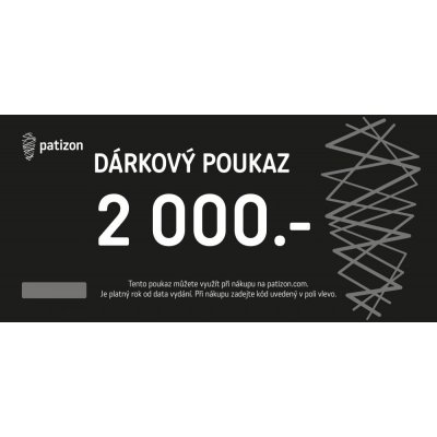 Patizon dárkový poukaz 2000 Kč