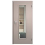 Sapeli Elegant Komfort M55 otočné taupe 60 x 210 cm Čiré sklo – Hledejceny.cz