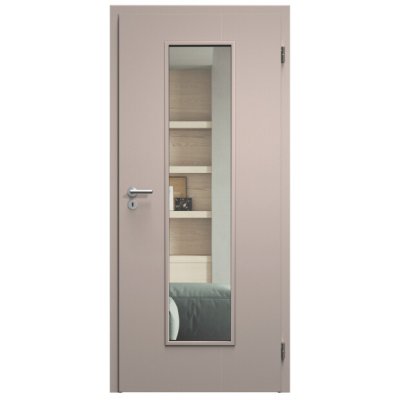 Sapeli Elegant Komfort M55 otočné taupe 60 x 210 cm Čiré sklo – Hledejceny.cz