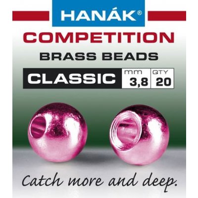 Hanák Competition Klasické Mosazné Hlavičky Metallic Růžové 2 mm – Hledejceny.cz