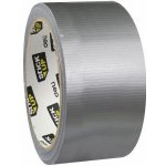 DELI EA Lepící páska textilní 48 mm x 20 m stříbrná – Zboží Živě