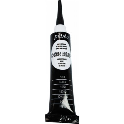 Pébéo Kontura na sklo Vitrail 20 ml Black – Hledejceny.cz