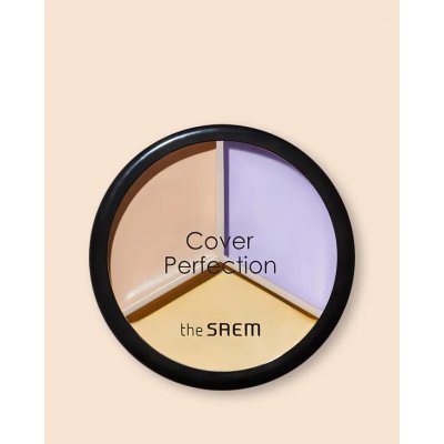The Saem Trojitý korektor na obličej Cover Perfection Triple Pot Concealer No,4 Tone Up Beige 4,5 g 4,5 g 4,2 g – Zboží Dáma