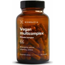 Herbavia Vegan Multicomplex + železo, 60 kapslí