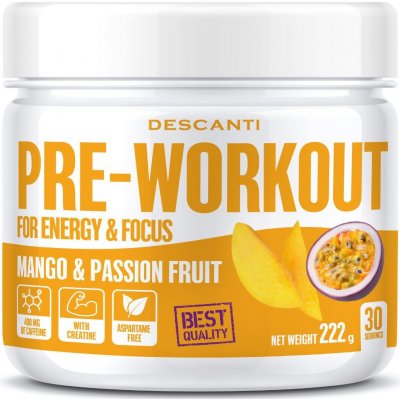Descanti Pre-Workout 222 g – Hledejceny.cz