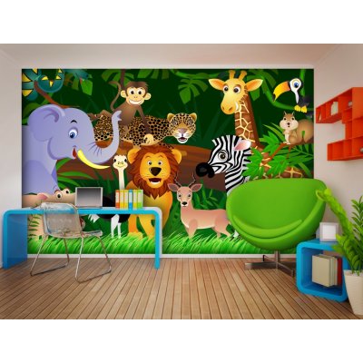 AG design FTS-1307 Papírová fototapeta Jungle rozměry 360 x 254 cm – Zboží Mobilmania