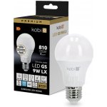 Kobi LED žárovka E27 A60 9W = 60W 810lm 6500K Studená s pohybovým a soumrakovým senzorem – Sleviste.cz