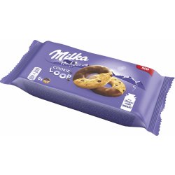Milka Cookie Loop sušenky s kousky čokolády 132 g
