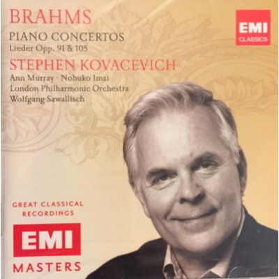 Johannes Brahms / London Philharmonic Orchestra, Wolfgang Sawallisch - Piano Concertos / Lieder Opp. 91 & 105 CD – Hledejceny.cz