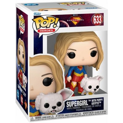Funko POP! 633 Supergirl - Supergirl With Puppy Krypto – Zboží Dáma