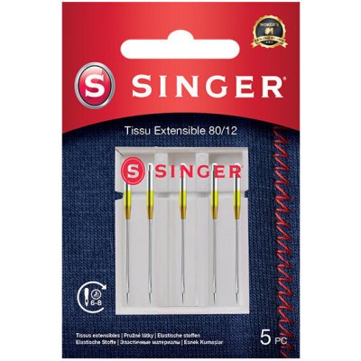 Singer Stretch 5x80 Jehly do šicích strojů – Zbozi.Blesk.cz