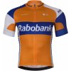 Cyklistický dres BONAVELO RABOBANK - oranžová/modrá