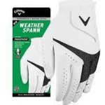 Callaway Weather Spann Mens Golf Glove Levá M bílá – Zboží Dáma