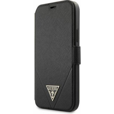 Pouzdro Guess Saffiano iPhone 12 mini černé – Zboží Mobilmania