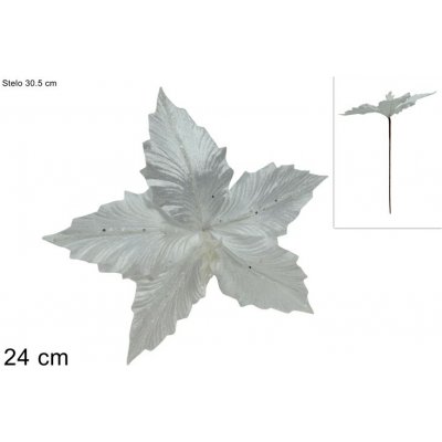 PROHOME - Květ vánoční 24cm zápich – Hledejceny.cz