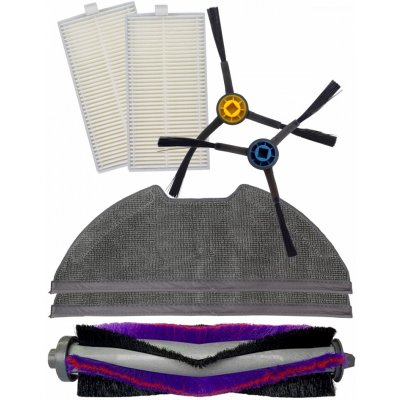 ElektroSkalka Midea M9, Eureka E10s, ETA Aurum kartáče a hepa filtry a mopovací textilie 7 ks – Sleviste.cz
