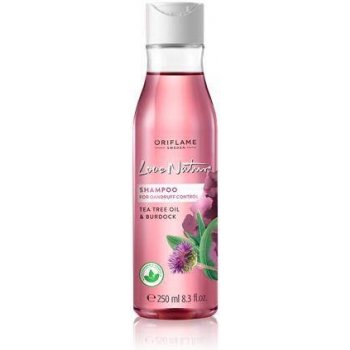 Oriflame Love Nature šampon proti lupům s olejem z čajovníku a lopuchem 250 ml