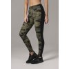 Dámské legíny Urban Classics Ladies Camo Stripe LEGGINGS woodcamo/blk