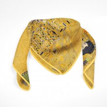 Plumeria Hedvábný šátek Adele Bloch Gustav Klimt