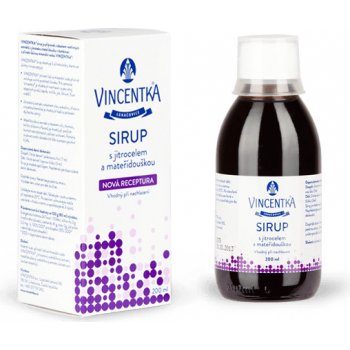 Vincentka sirup 200 ml