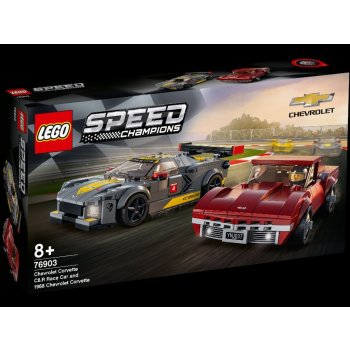 LEGO® Speed Champions 76903 Chevrolet Corvette C8.R a 1968 Chevrolet Corvette