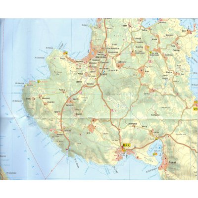 Dalmátské pobřeží Sever 1:100t mapa 2901