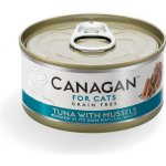 Canagan Cat tuňák a mušle 75 g – Hledejceny.cz