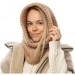 Vlnka pletená vlněná kapuce Supersoft merino Alvear béžová – Zboží Dáma