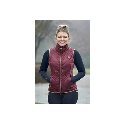 Covalliero Dámská jezdecká vesta combi vínová – Zboží Dáma