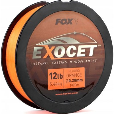 Fox Exocet Fluoro Orange Mono 1000 m 0,26 mm – Zboží Dáma