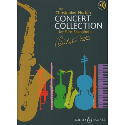 Concert Collection for Alto Saxophone by Christopher Norton + Audio Online / altový saxofon + klavír