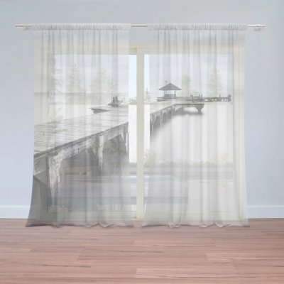 Sablio Záclony Molo 2: 2ks 150x250cm – Hledejceny.cz