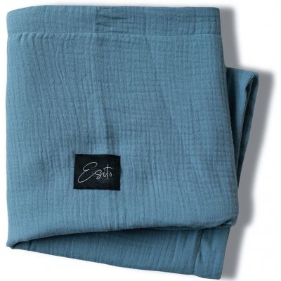 ESITO Mušelínová deka dvojitá Denim blue – Zboží Dáma