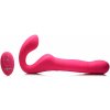 Vibrátor Strap U MightyThrust Thrusting & Vibrating Strapless StrapOn with Remote Pink