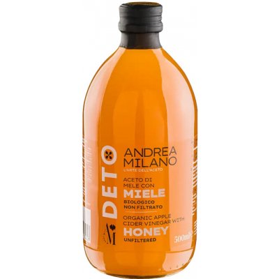 Andrea Milano Jablečný ocet s medem BIO 500 ml – Hledejceny.cz