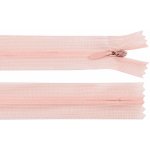 Spirálový zip skrytý šířka 3 mm délka 60 cm dederon Barva: 361 broskyńová svetlá – Hledejceny.cz